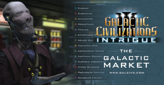 GalCiv III: Intrigue Journal #3: The Galactic Market