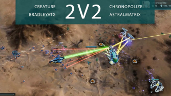 2v2 on Gamma Draconis - Ashes of the Singularity: Escalation [Shoutcast]