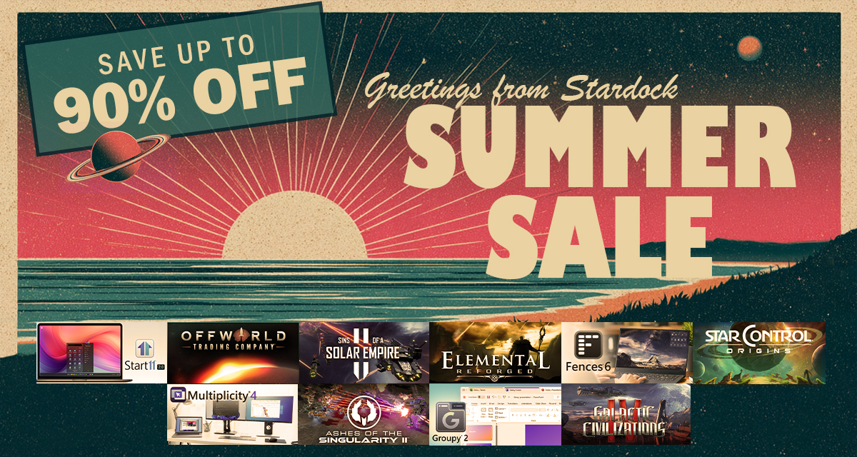 Stardock Summer Sale
