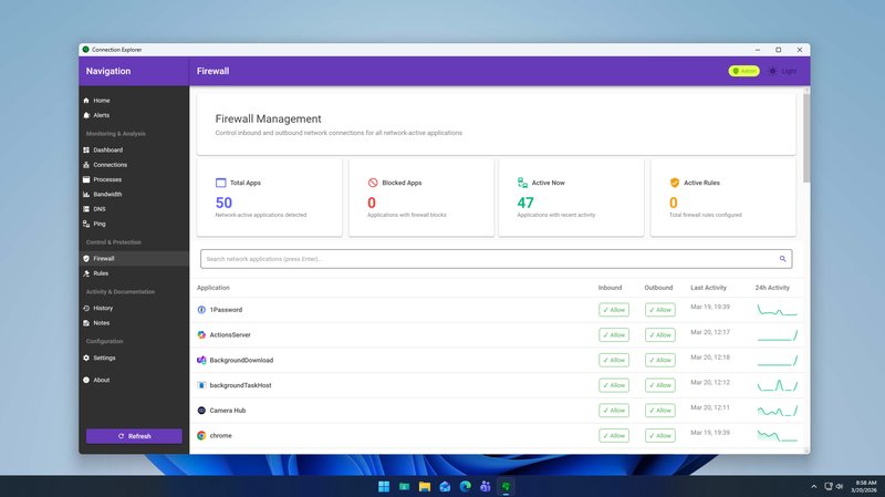 Connection Explorer Screenshot 4