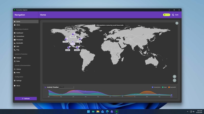Connection Explorer Screenshot 6