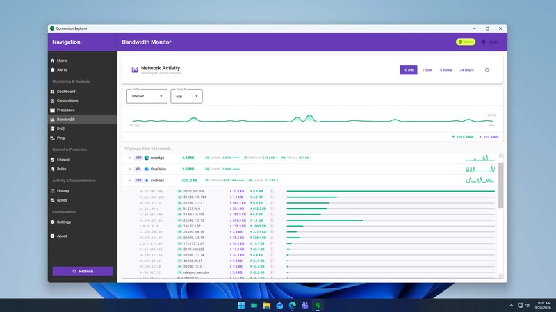 Connection Explorer Screenshot 8