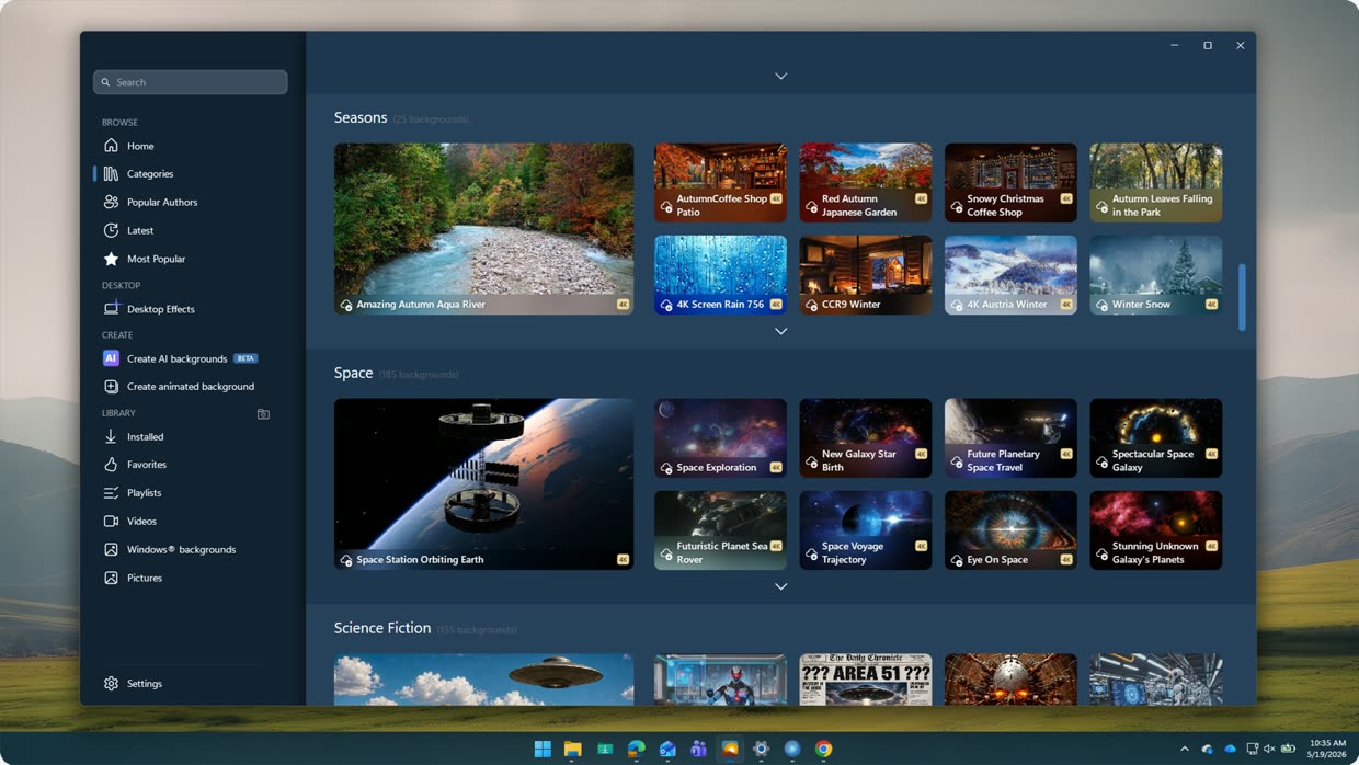 DeskScapes 11 - Animate your desktop