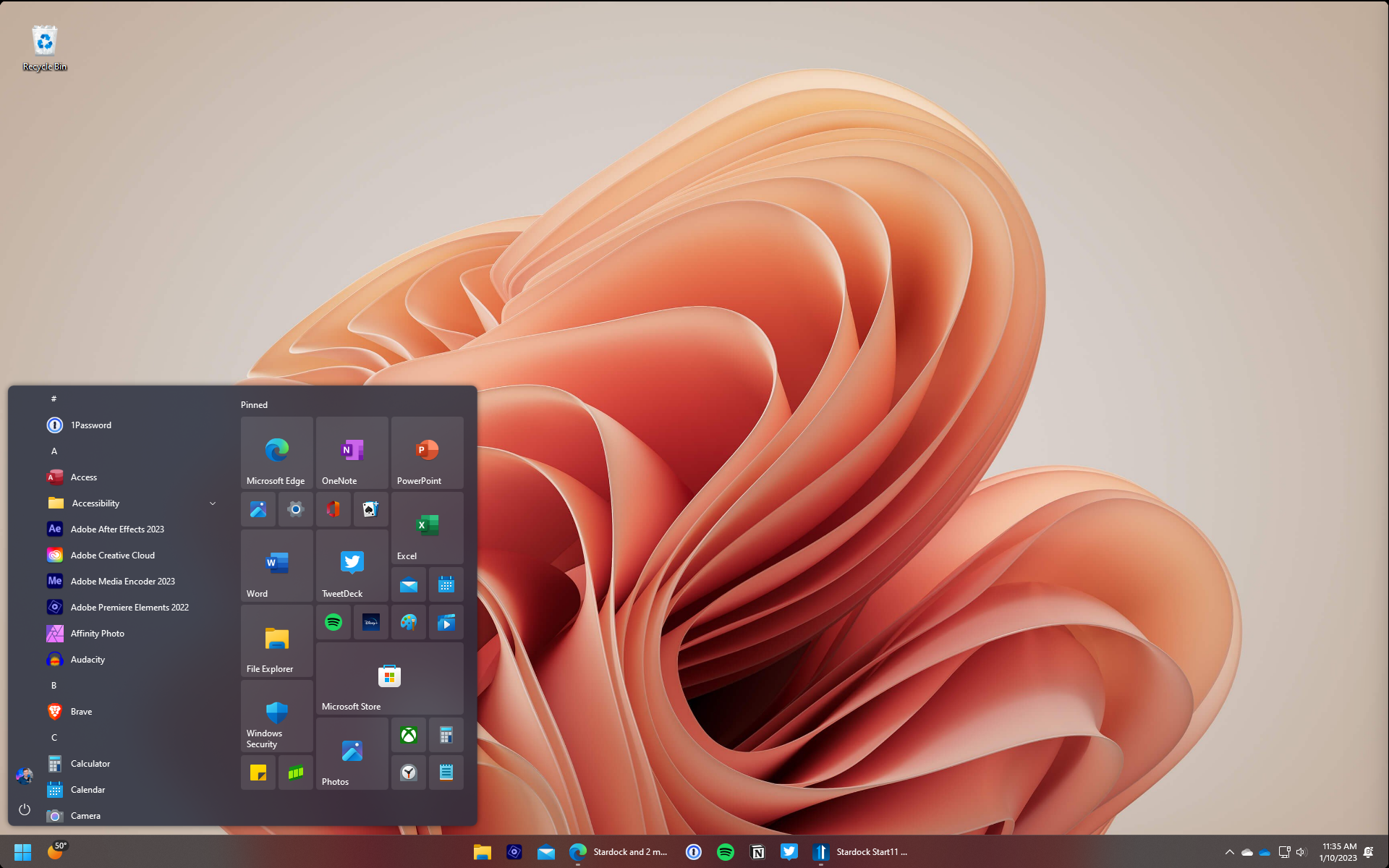 Stardock Start11: Restore the Classic Start Menu in Windows 10 and 11.